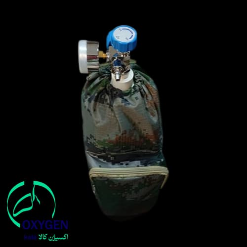 کپسول اکسیژن 2.5 لیتری چینی پرتابل فولادی