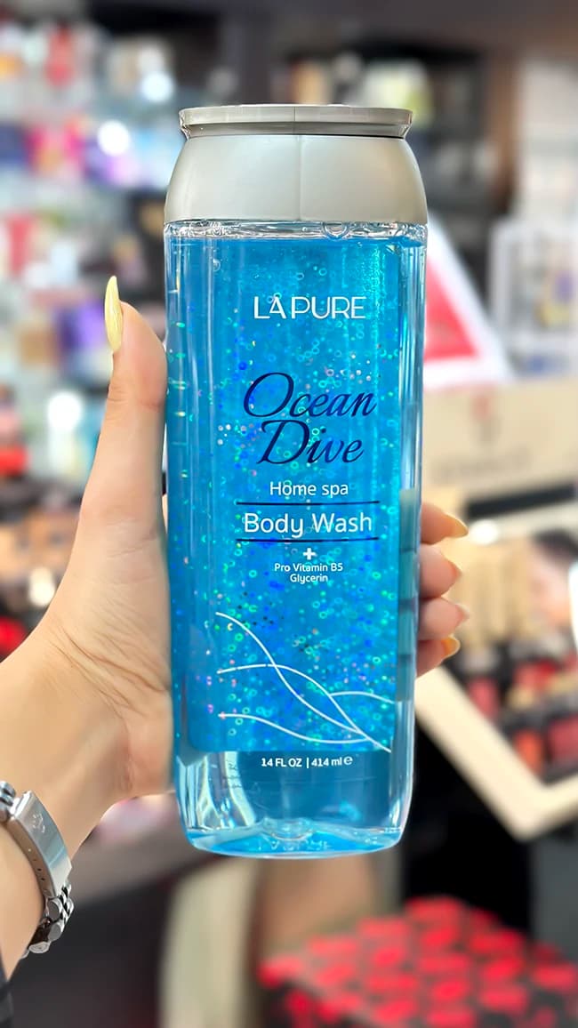 شامپو بدن لپیور مدل Ocean Dive حاوی پروویتامین B5 حجم 414 میلی‌لیتر