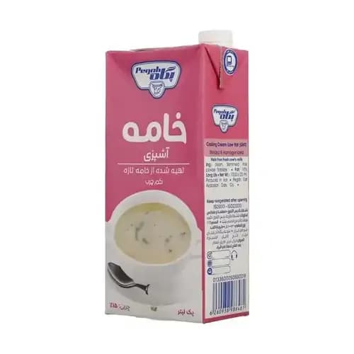 خامه پاکتی 1 لیتری پگاه — تصویر ۲