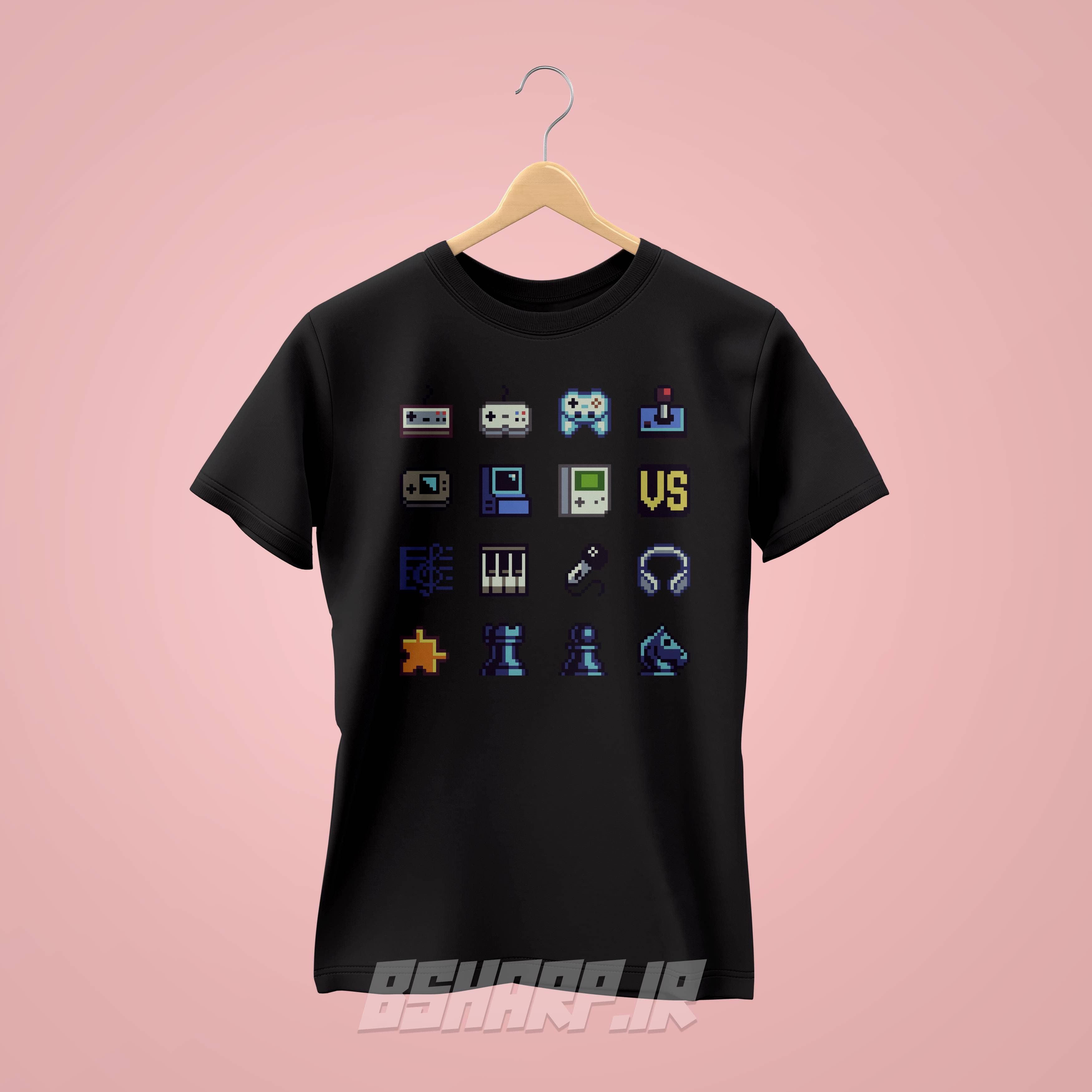 تیشرت Gamer طرح Let’s Play