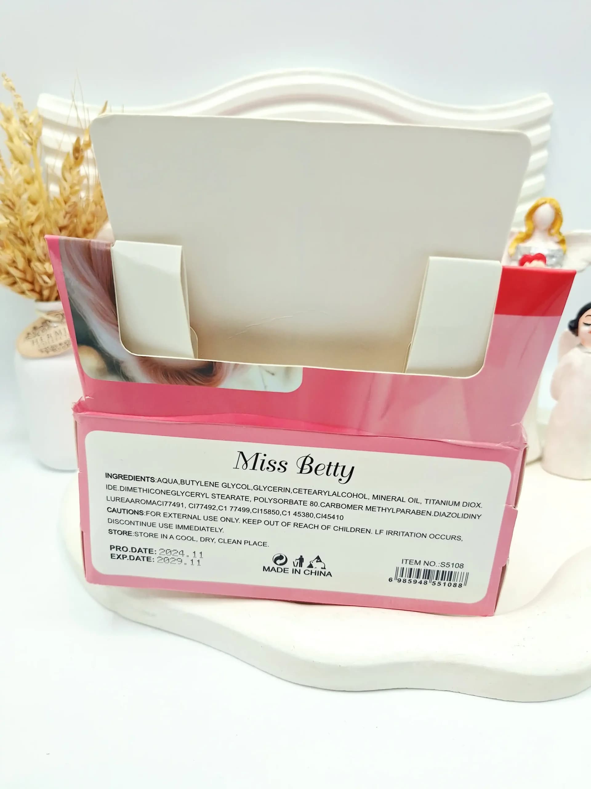 تینت لب و گونه ژله ای برند Miss Betty کد 5108 — تصویر ۲