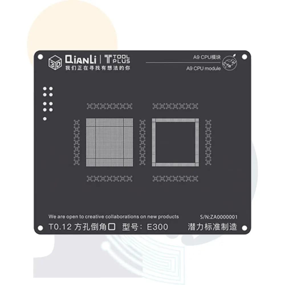 شابلون مشکی کیانلی CPU A9 — تصویر ۲