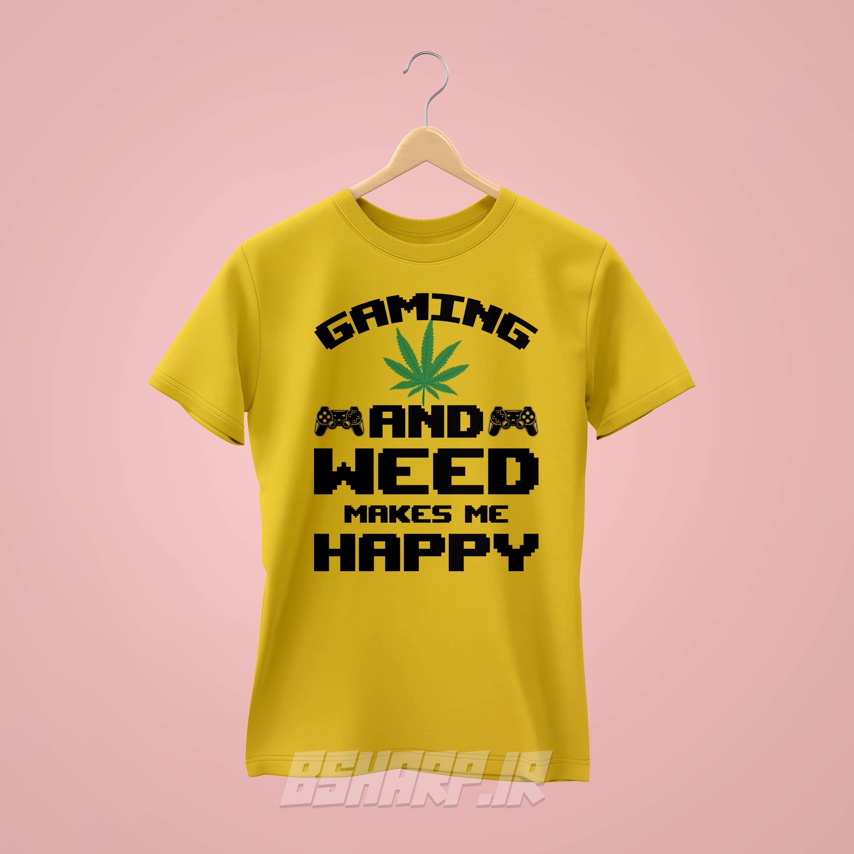 تیشرت Gamer طرح What Makes Me Happy — تصویر ۵