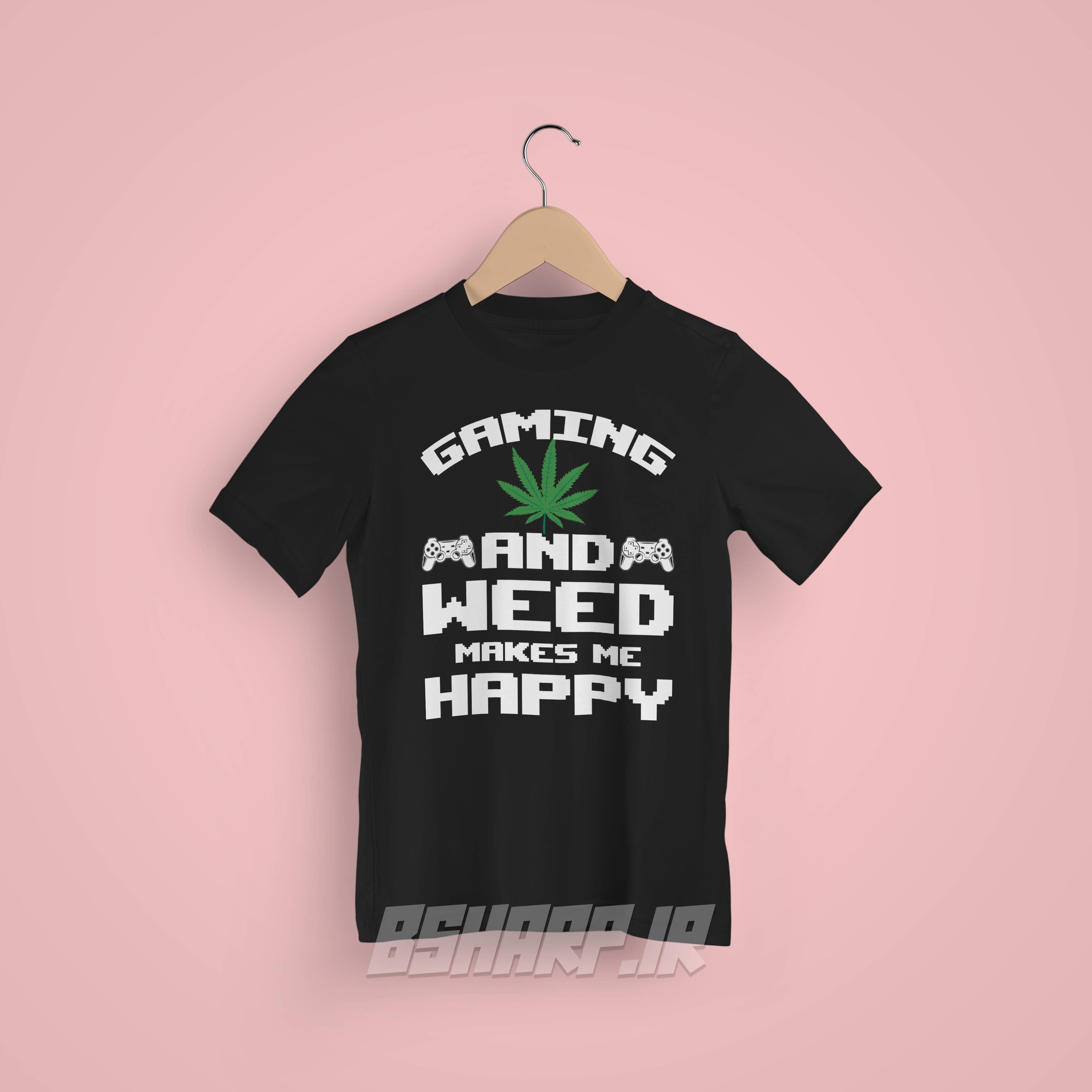 تیشرت Gamer طرح What Makes Me Happy — تصویر ۷