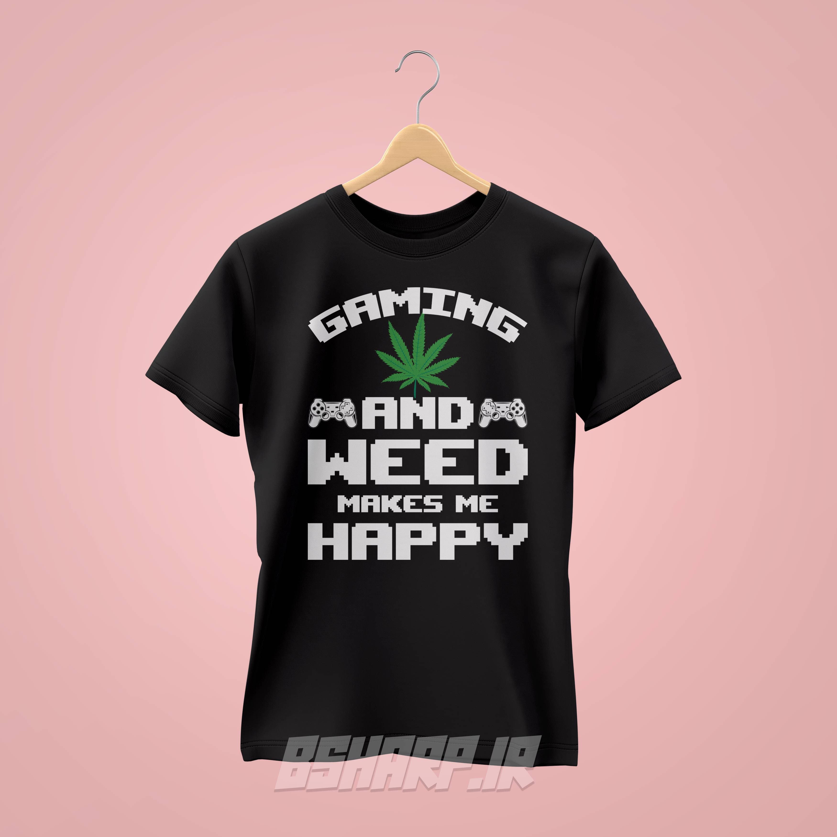 تیشرت Gamer طرح What Makes Me Happy