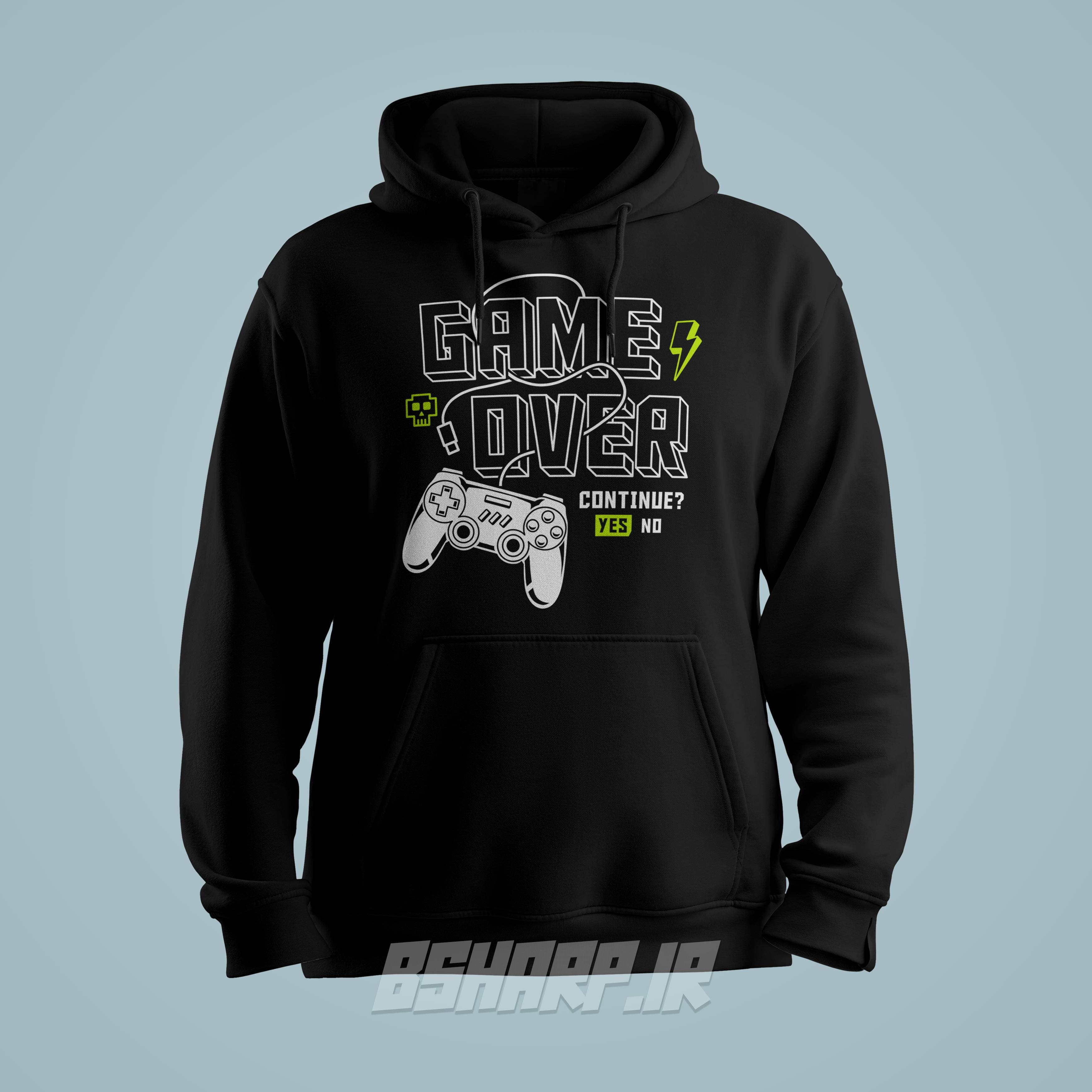 هودی Gamer طرح Continue