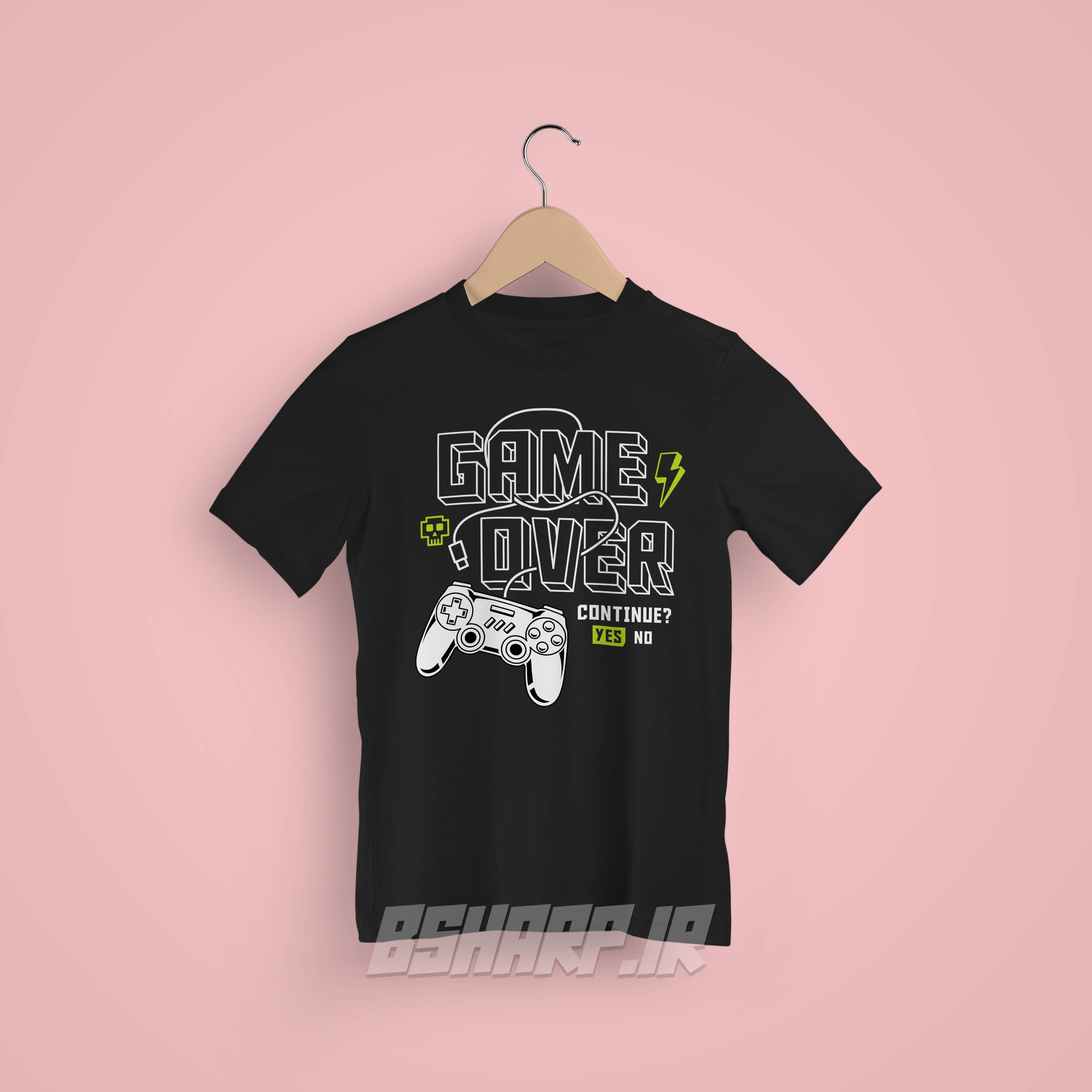 تیشرت Gamer طرح Continue — تصویر ۷