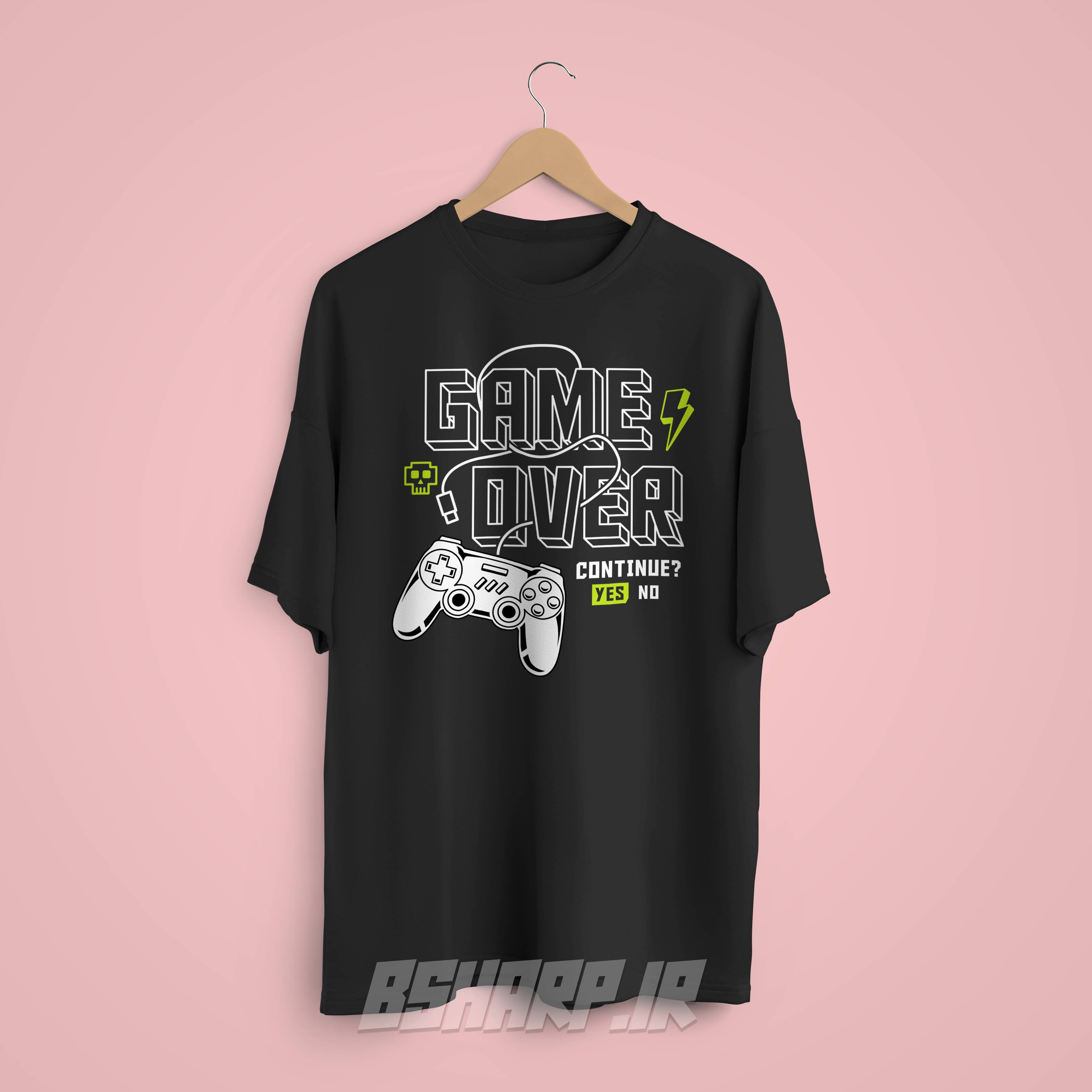 تیشرت Gamer طرح Continue — تصویر ۹