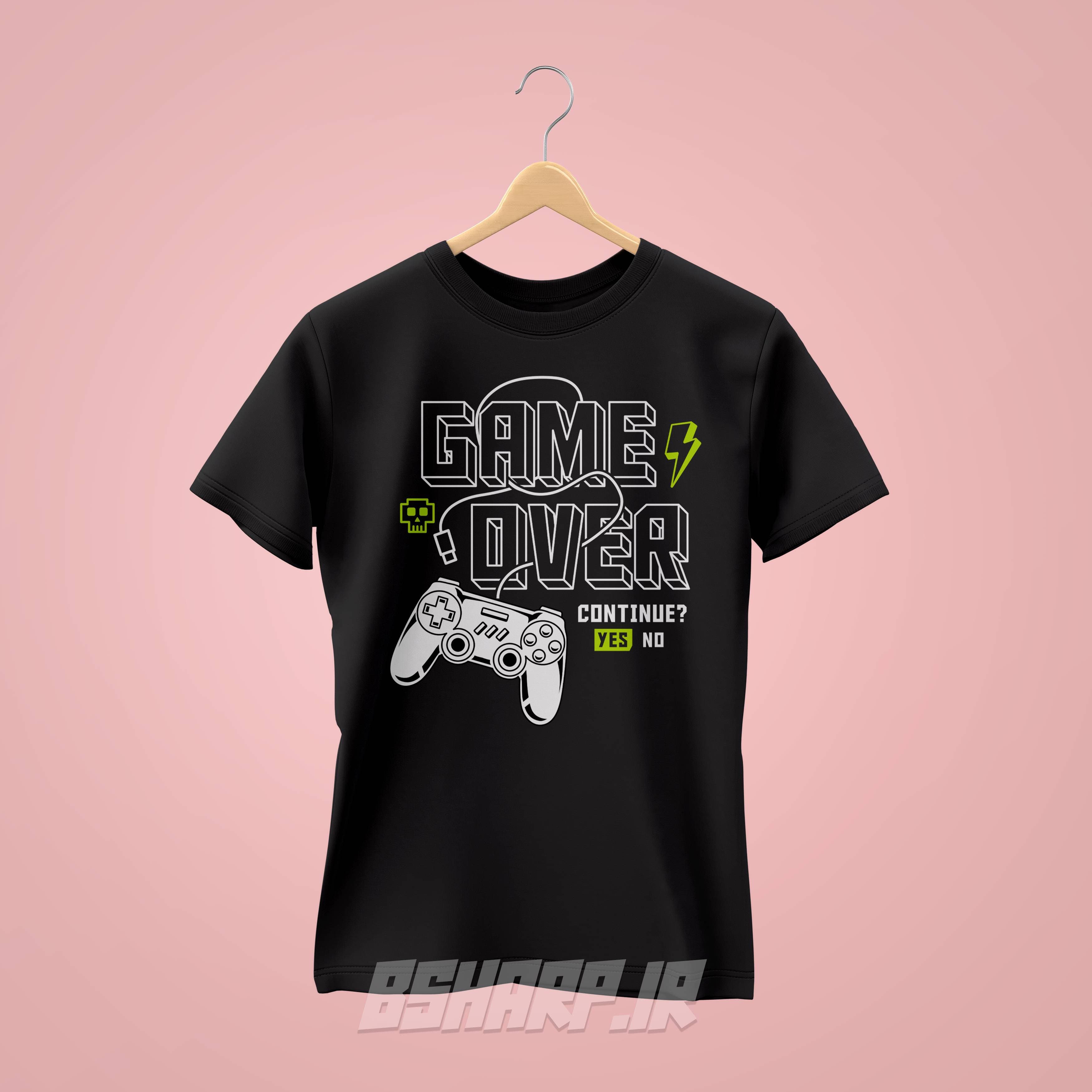 تیشرت Gamer طرح Continue