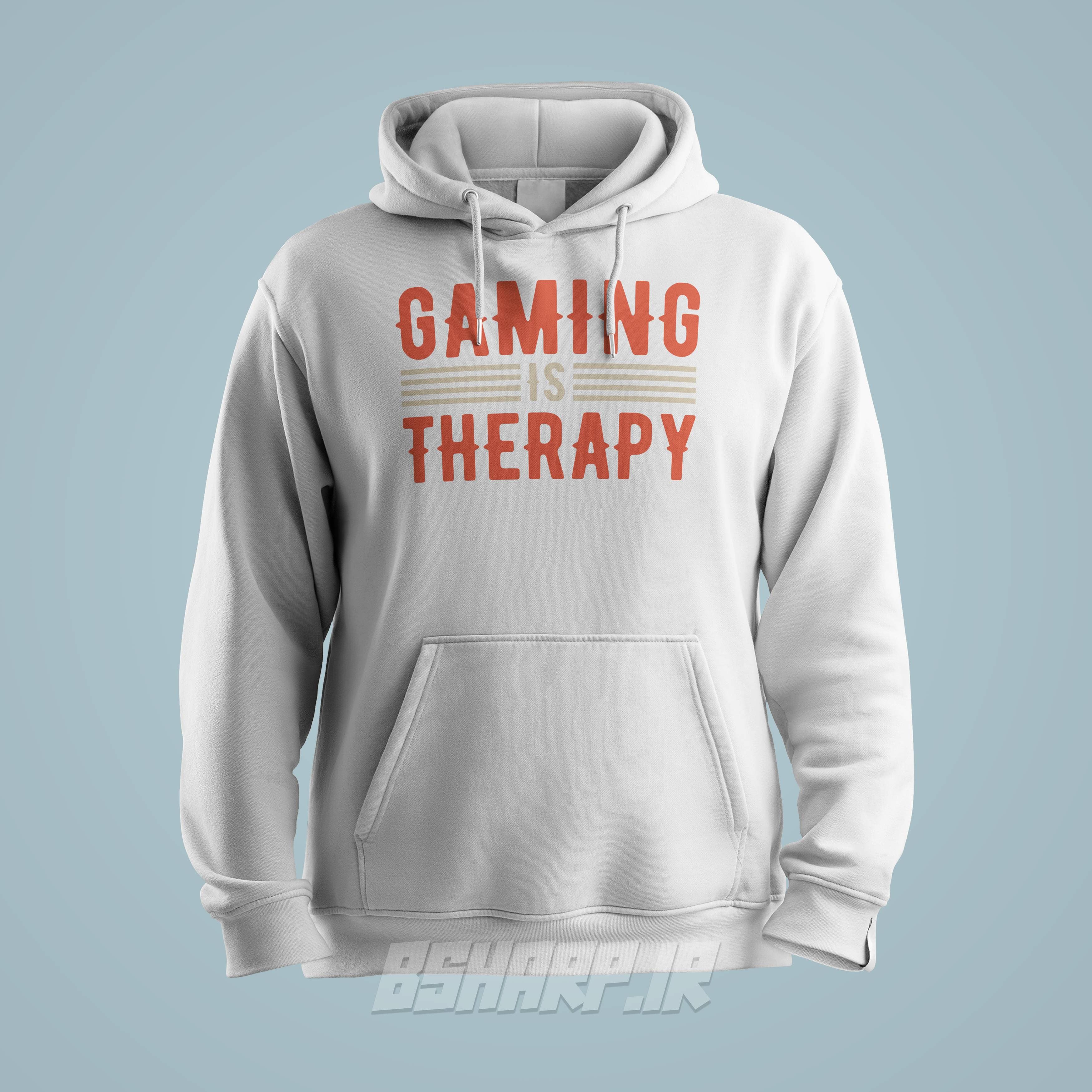 هودی Gamer طرح Gaming Is Therapy — تصویر ۳