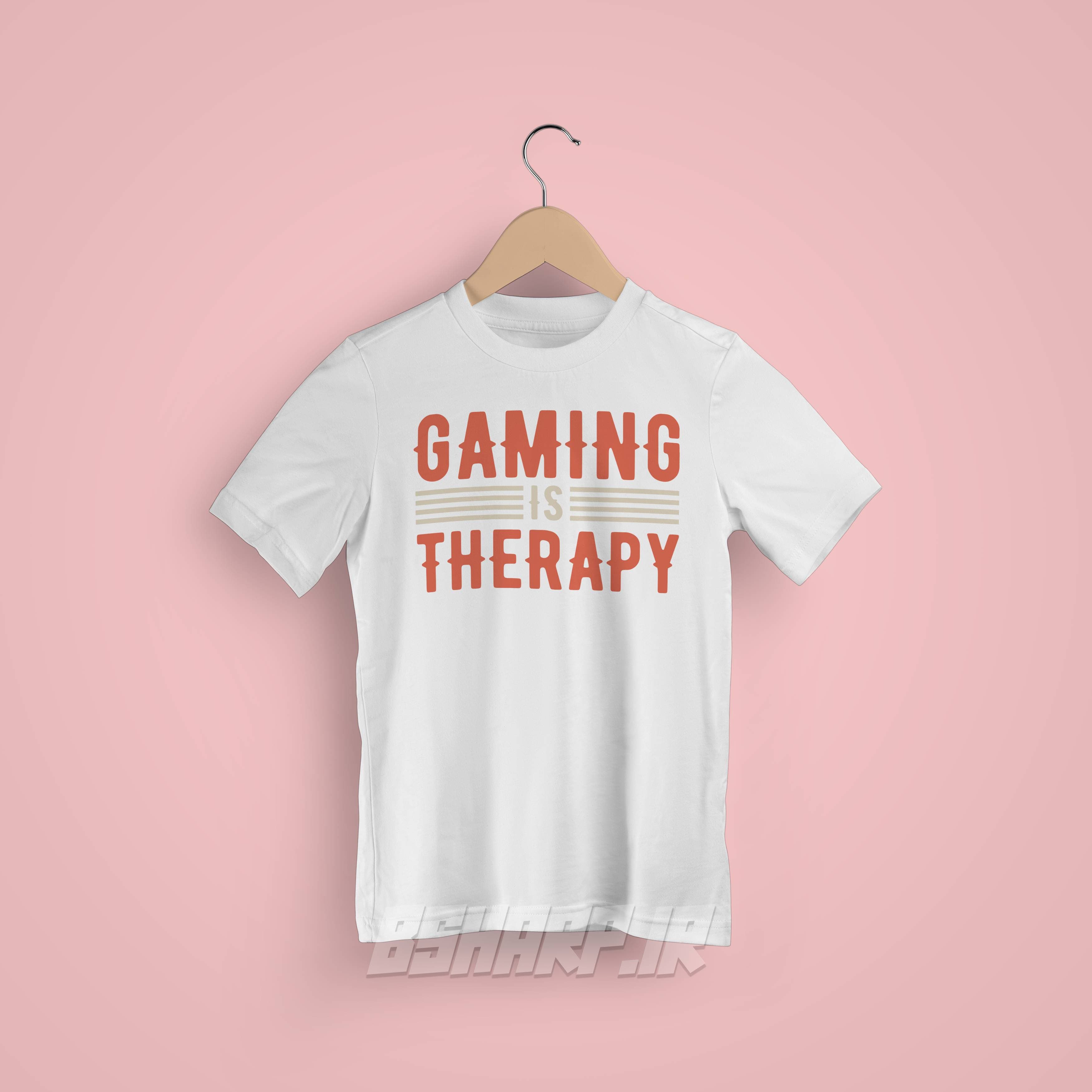 تیشرت Gamer طرح Gaming Is Therapy — تصویر ۸