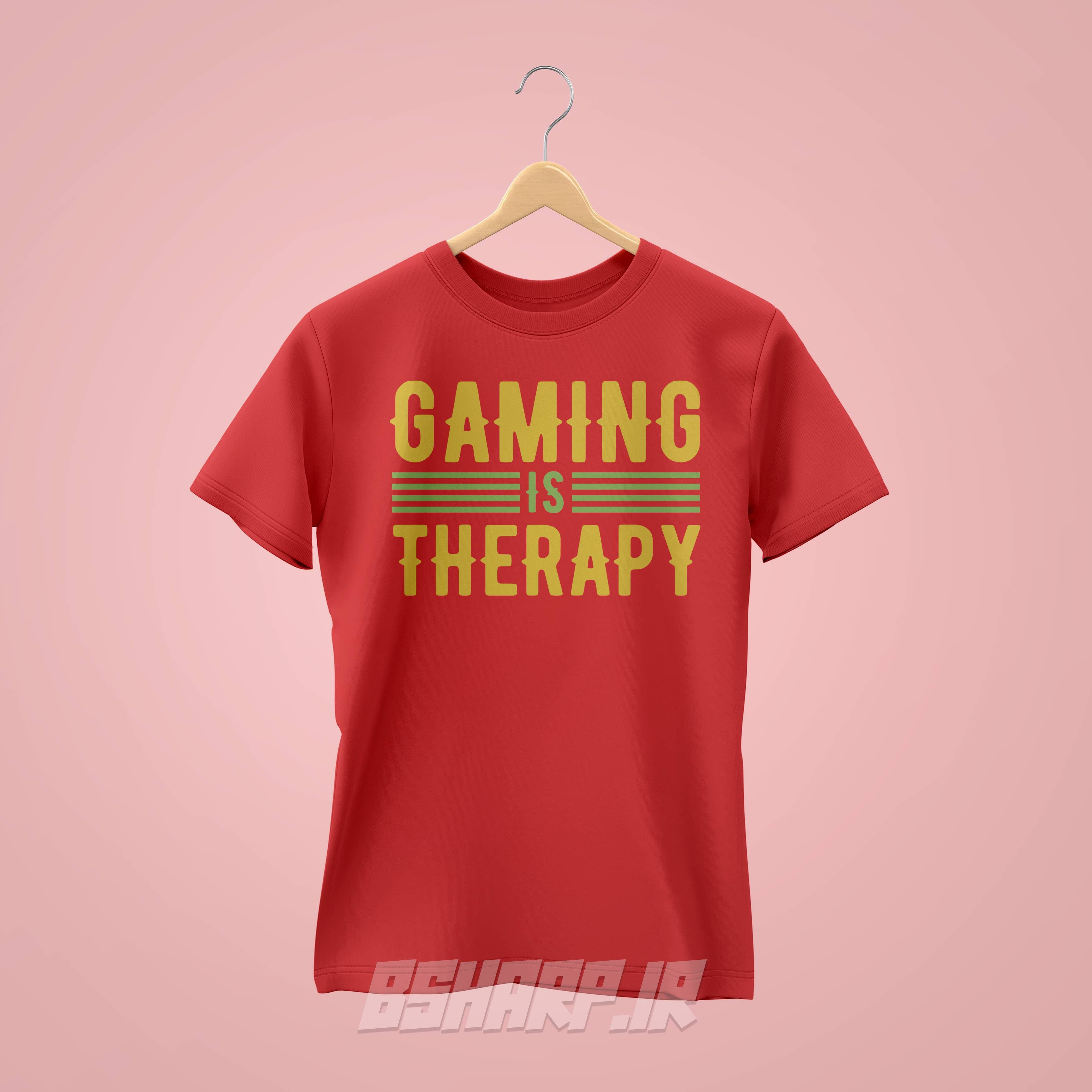 تیشرت Gamer طرح Gaming Is Therapy — تصویر ۴