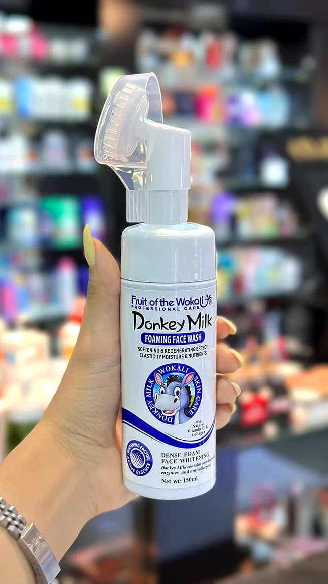 فوم شستشو صورت 150 میل شیر الاغ Donkey Milk | رنگ آبی