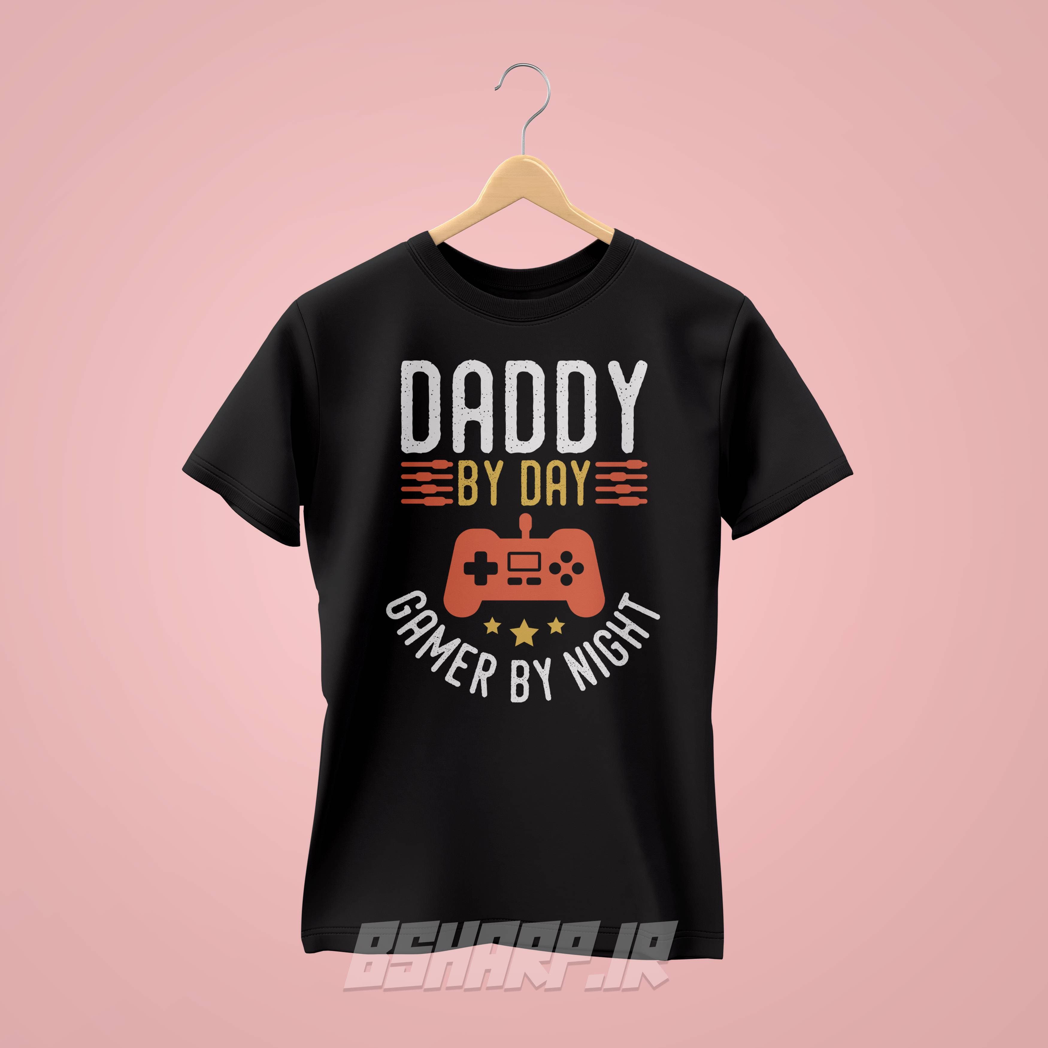تیشرت Gamer طرح Daddy Gamer — تصویر ۲