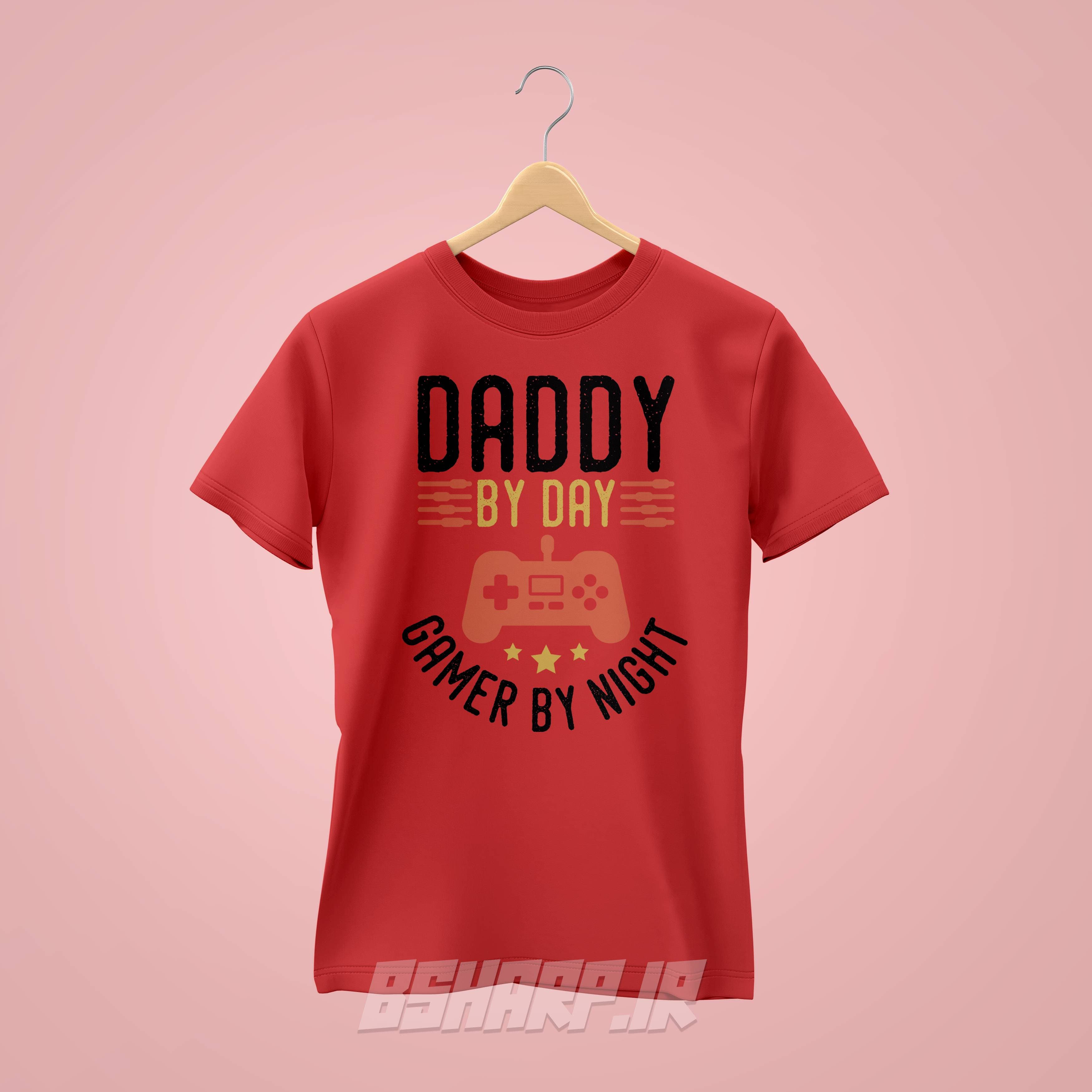 تیشرت Gamer طرح Daddy Gamer — تصویر ۴