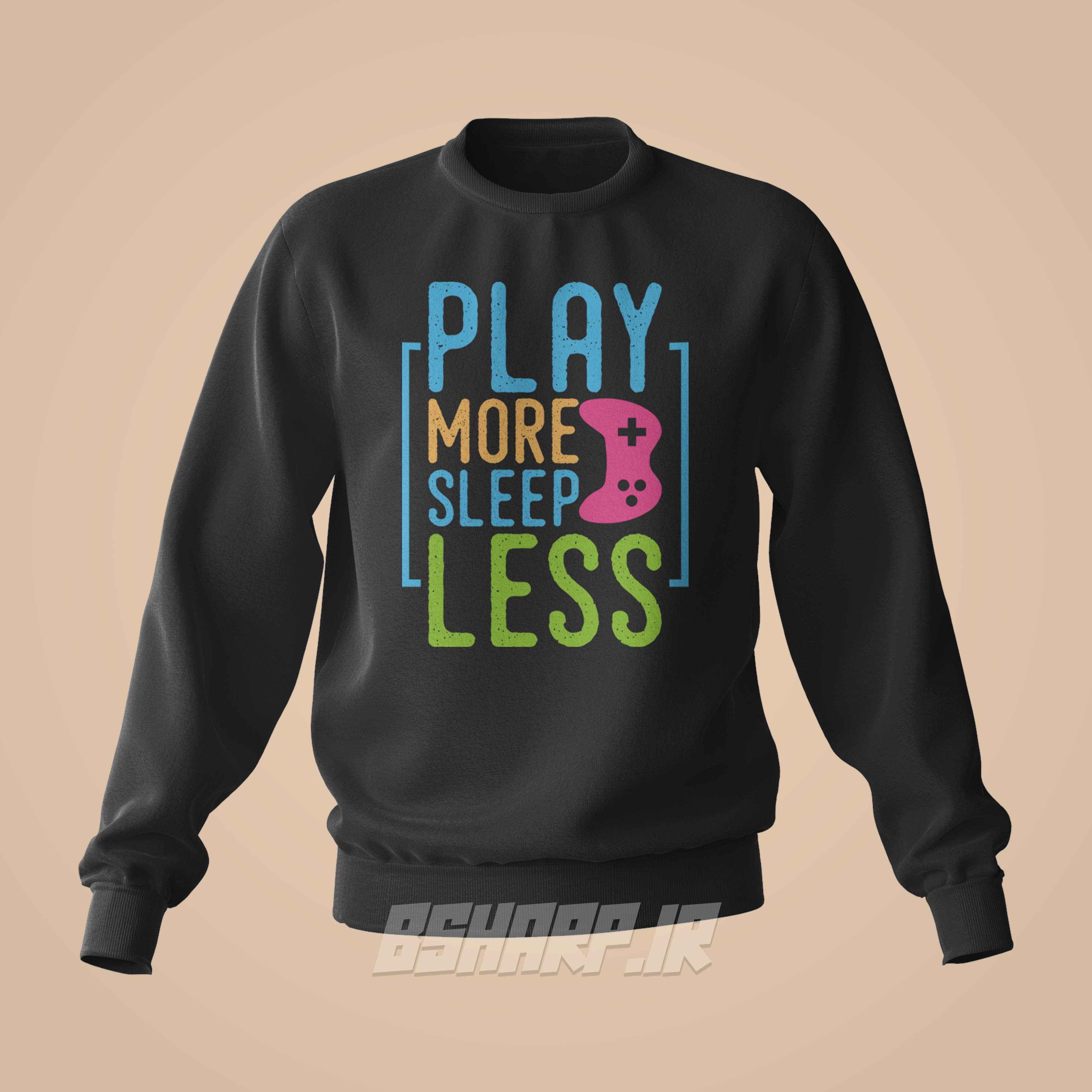 دورس Gamer طرح Play More Sleep Less