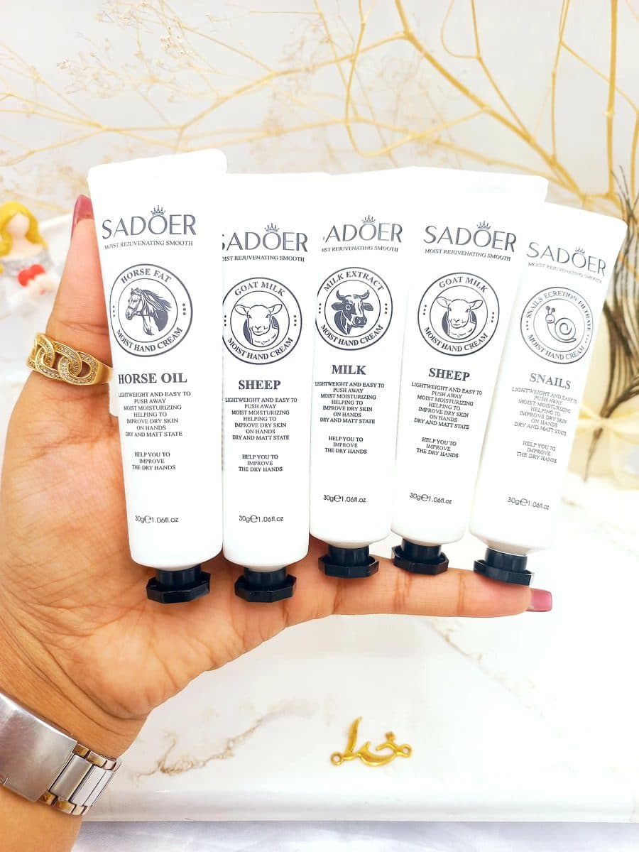پک پنج عددی کرم دست شیر حیوانات برند سادور sadoer کد SD90640 — تصویر ۳
