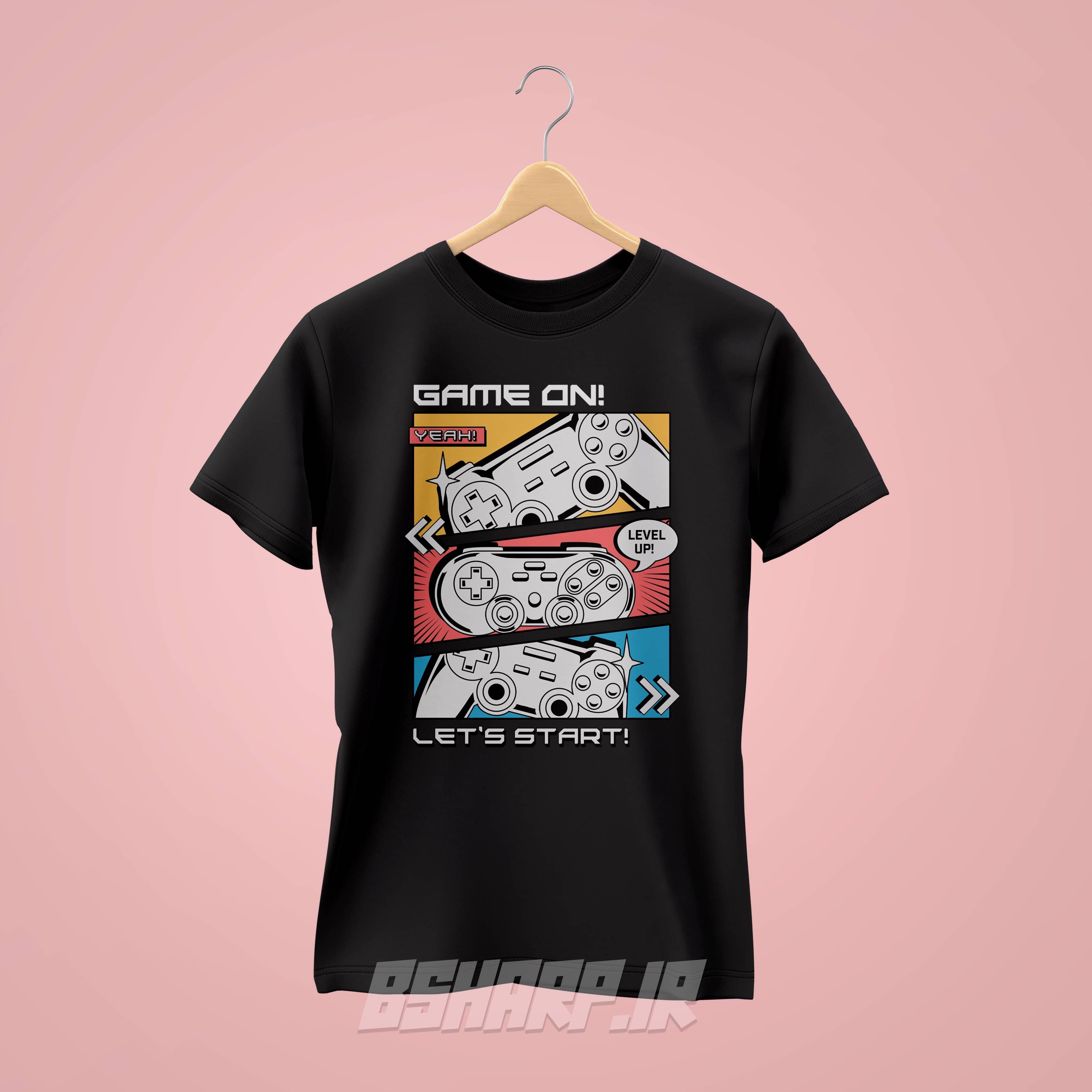 تیشرت Gamer طرح Yeah