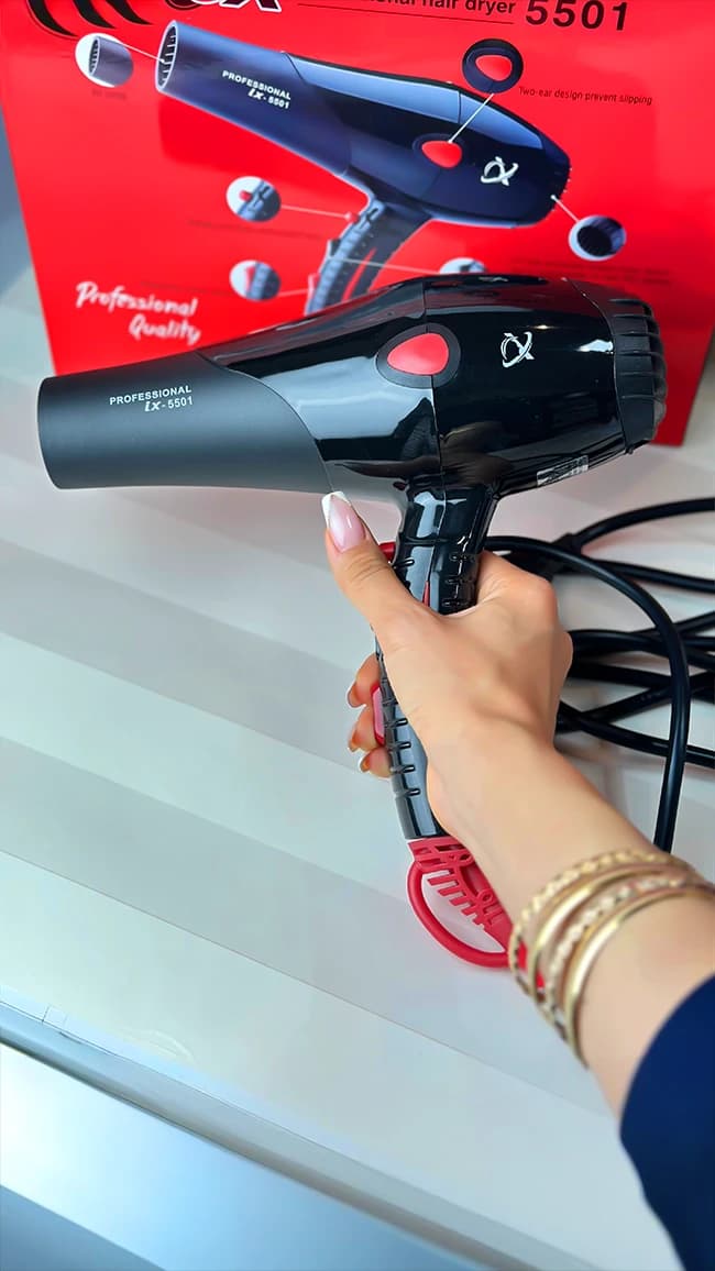 سشوارحرفه ای ای ایکس مدل ix-5501 — تصویر ۲