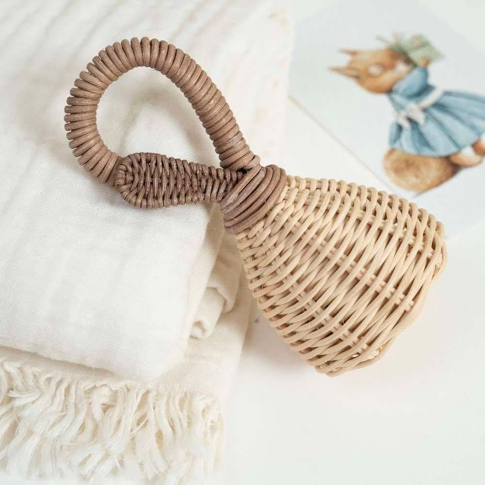 جغجغه حصیری ترک برگ قهوه ای