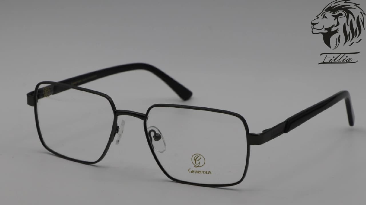عینک فلزی مردانه کلاسیک کد G4436 — تصویر ۵