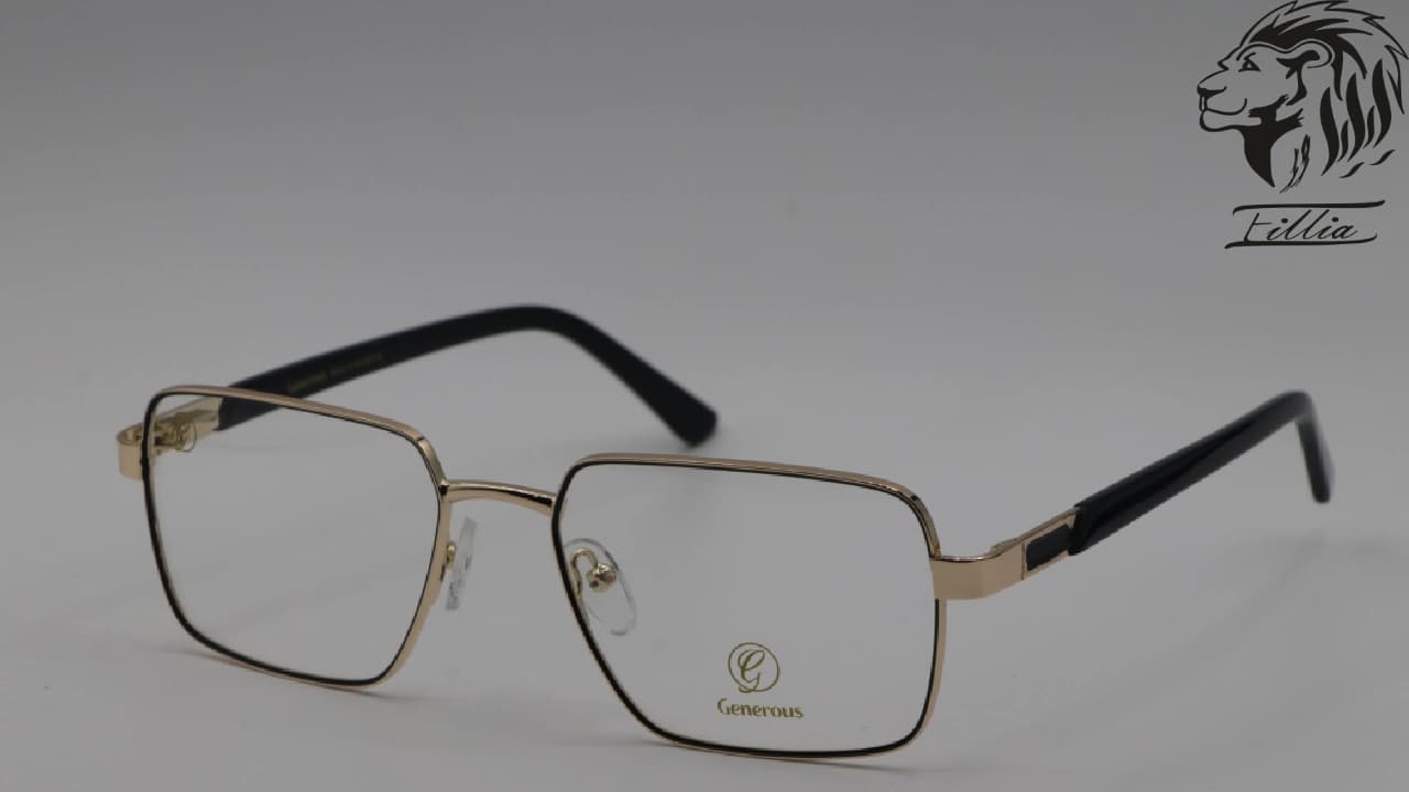 عینک فلزی مردانه کلاسیک کد G4436 — تصویر ۴