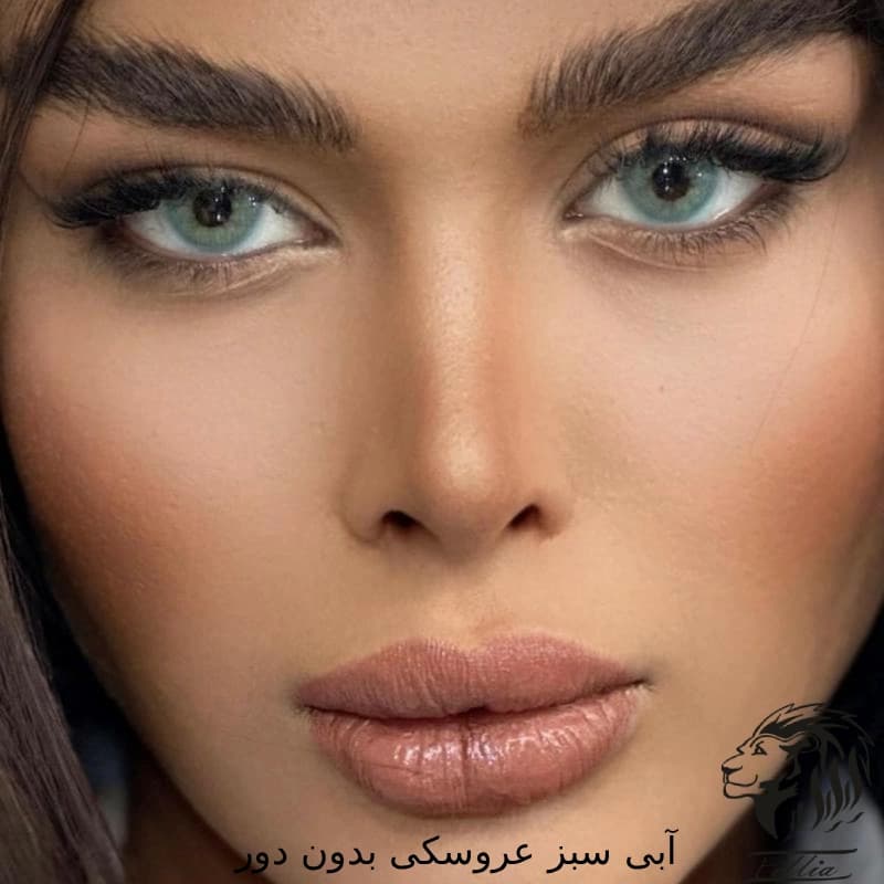 لنز رنگی آبی آیس کالر — تصویر ۲