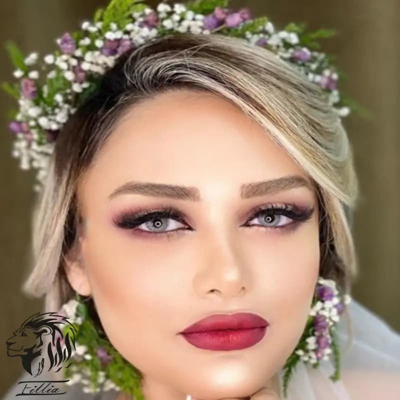 لنز چشم طوسی سبز دهب — تصویر ۵