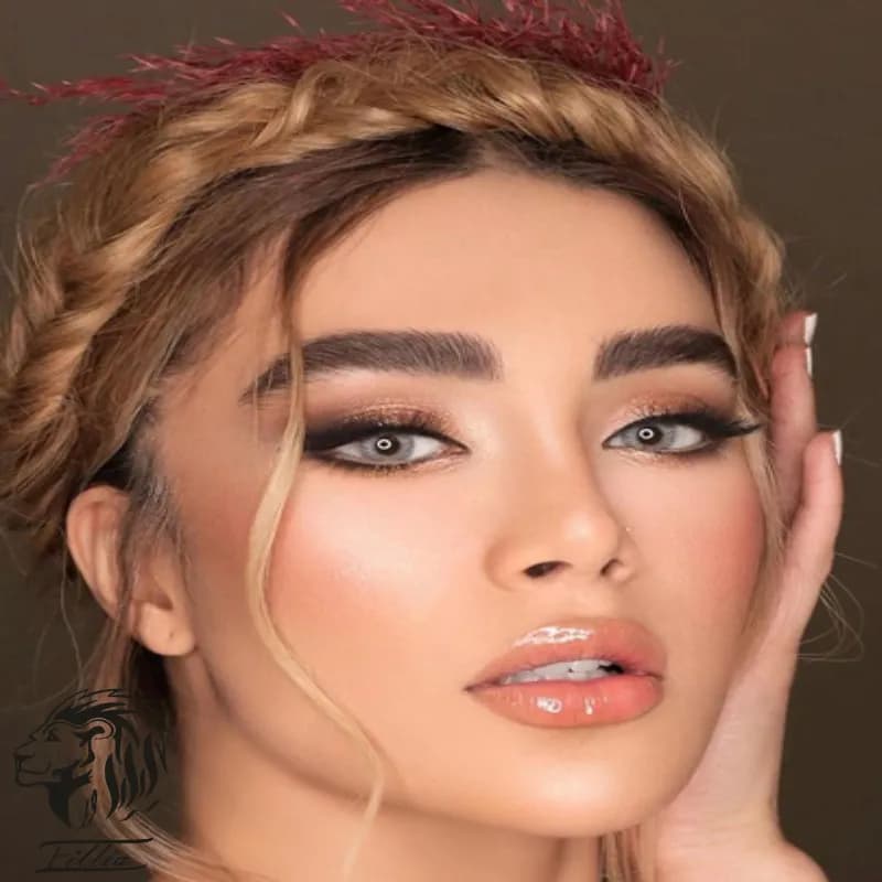 لنز چشم طوسی سبز دهب — تصویر ۳