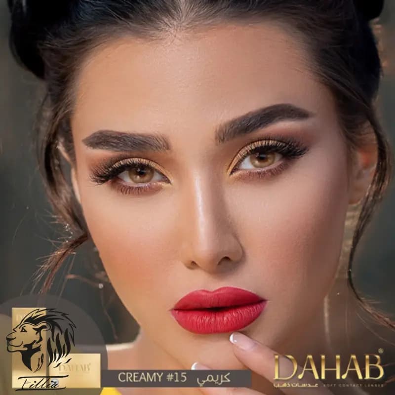 لنز عسلی خاکی دهب