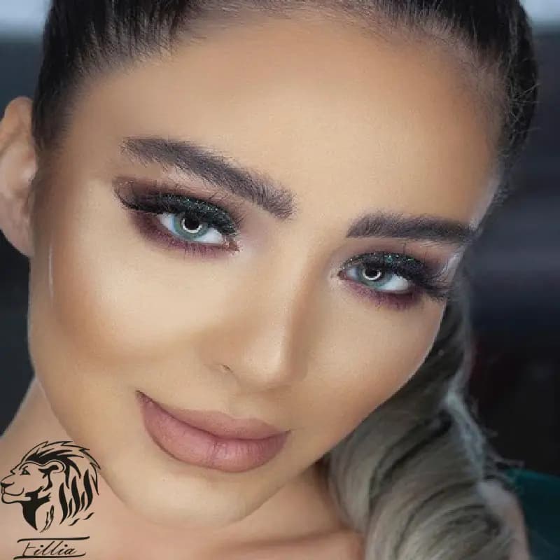 لنز سبز آبی دهب هاوایی — تصویر ۴