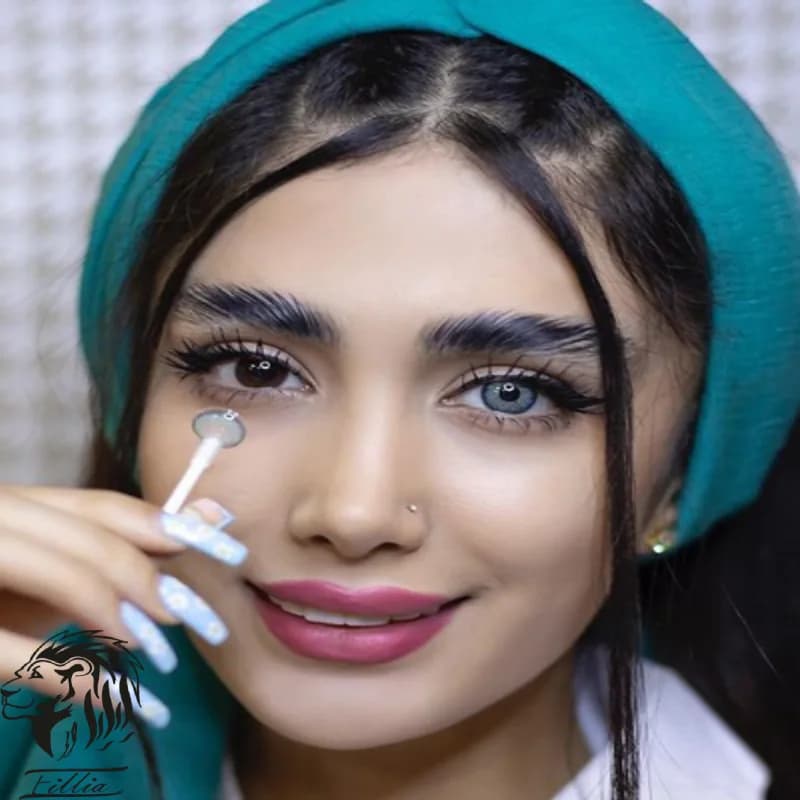 لنز چشم آبی دهب لومیر بلو — تصویر ۴