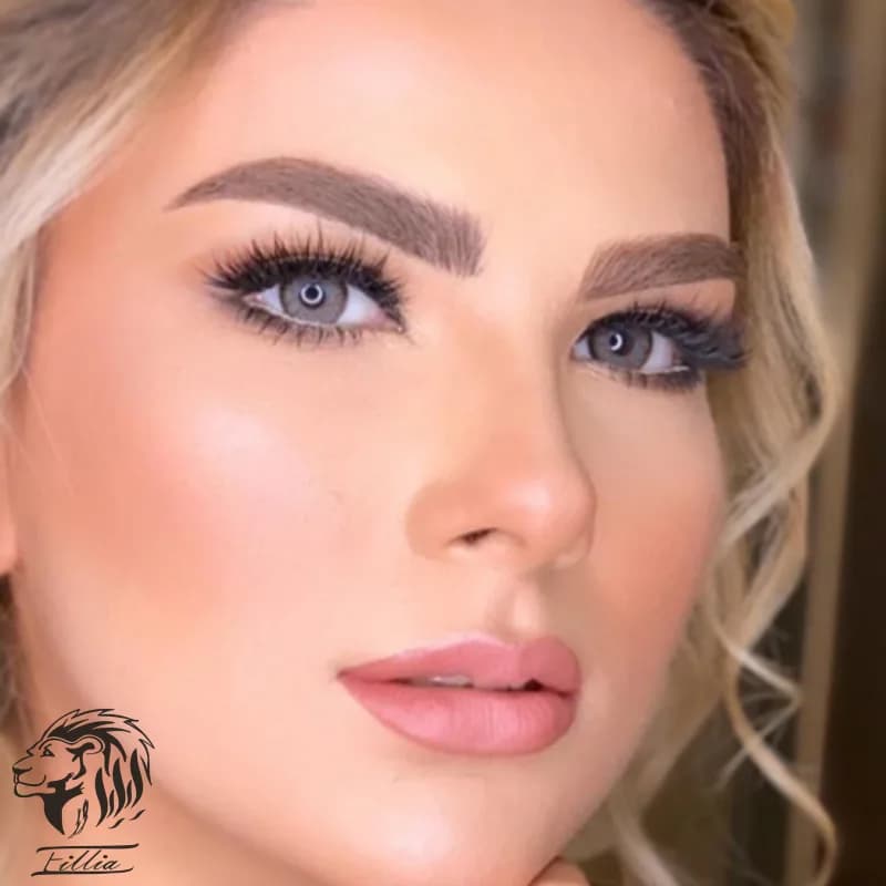 لنز عسلی طوسی دهب لومیر هیزل — تصویر ۴