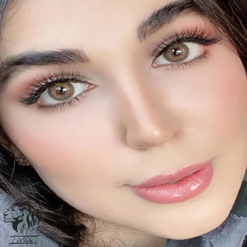 لنز عسلی طوسی دهب کاف — تصویر ۲