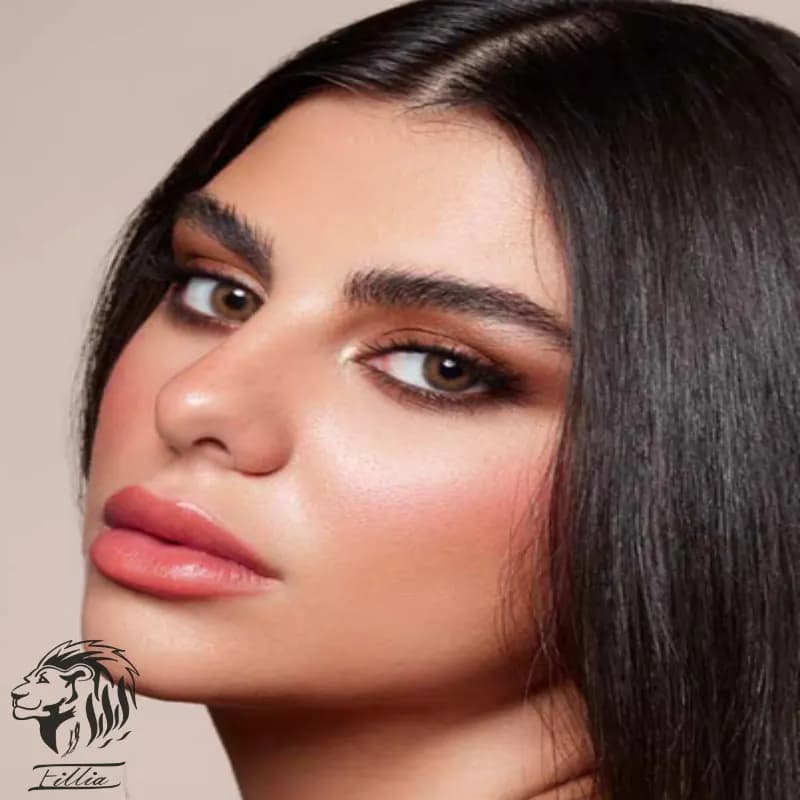 لنز عسلی طوسی دهب کاف — تصویر ۵