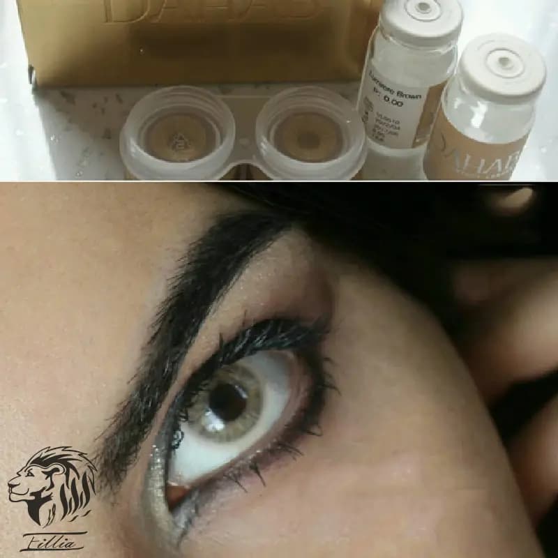 لنز عسلی زیتونی دهب — تصویر ۳