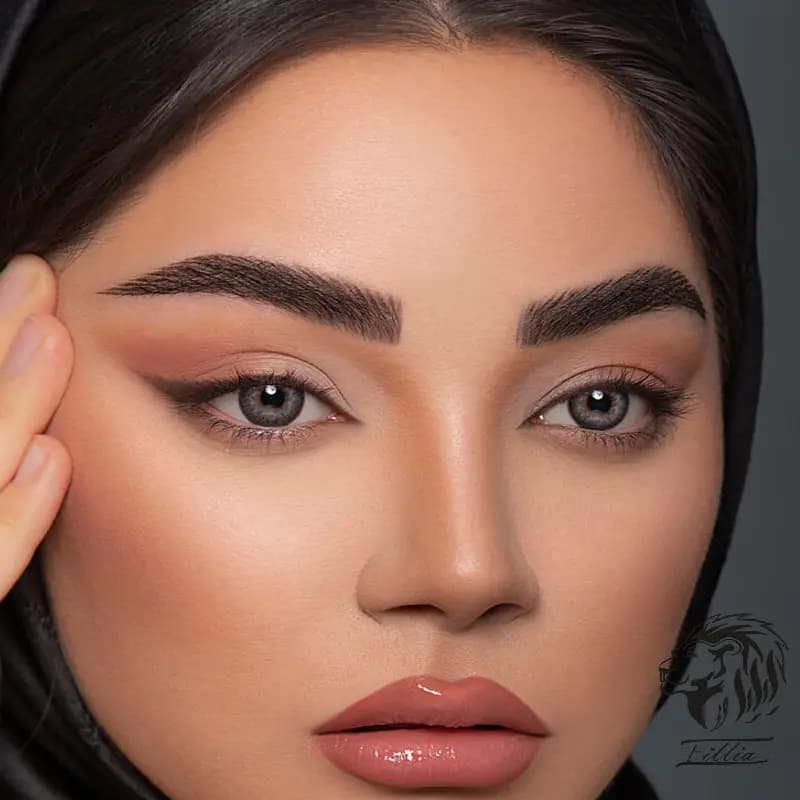 لنز سبز روشن اپتی کالر مدل Rita Grey