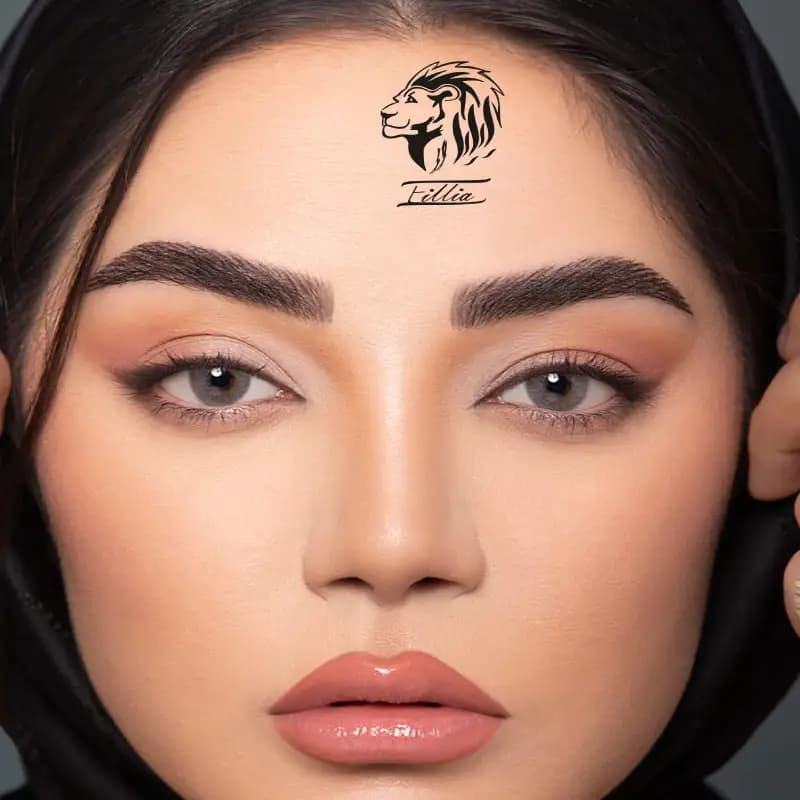 لنز رنگی سالانه اپتی کالر مدل Ruby Gray