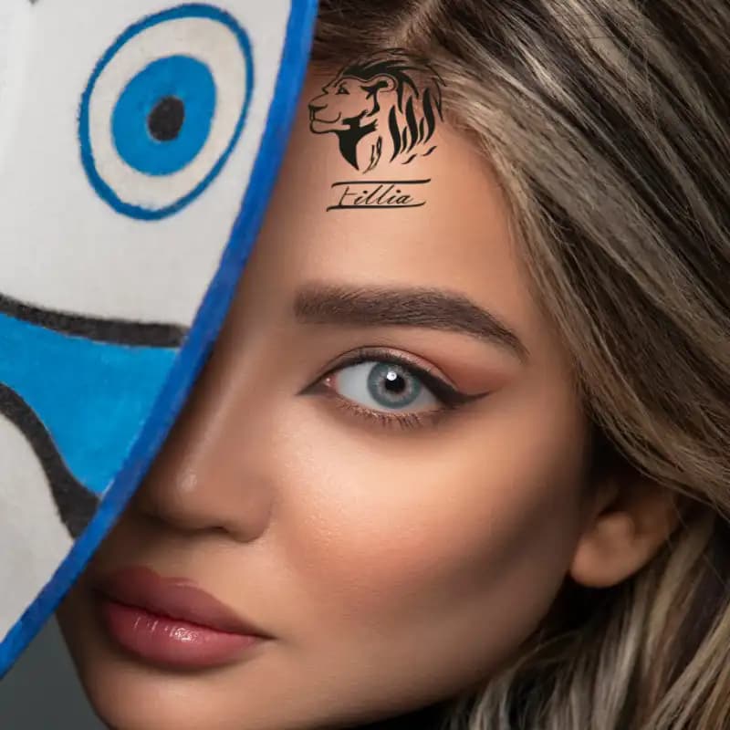 لنز اپتی کالر رنگ ریتا لایت بلو