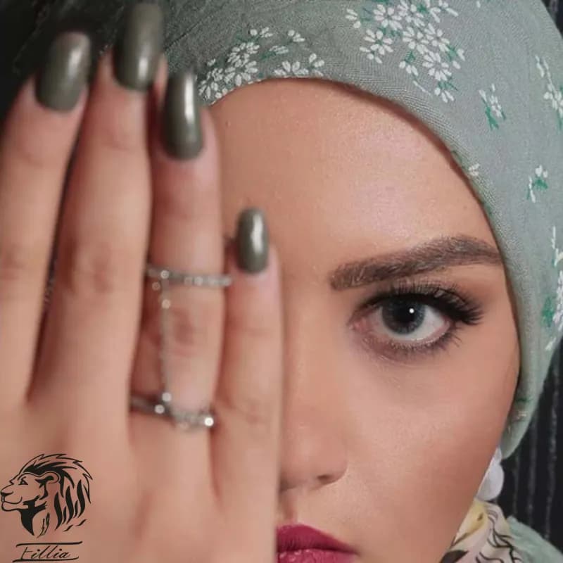 لنز رنگی آرین آبی
