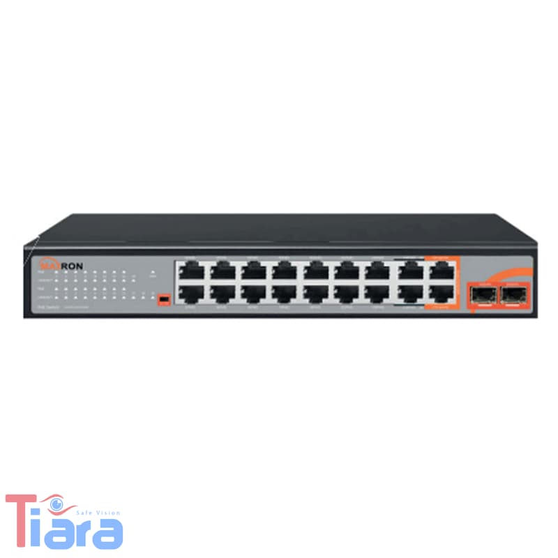 سوئیچ PoE مکسرون 16 پورت MSW-3216FPH-2GL-250I — تصویر ۲
