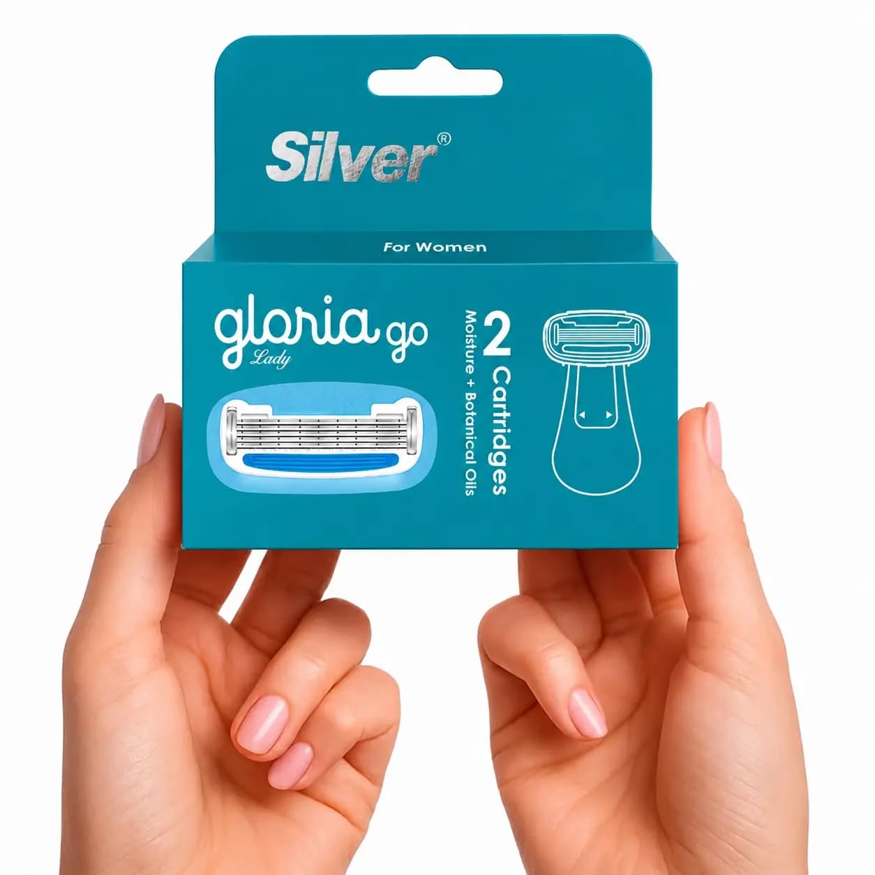 تیغ اصلاح یدک Gloria5 Go<br>(بسته 2 عددی)