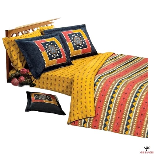 روتختی پنبه دوزی یکنفره تک طرح گبه