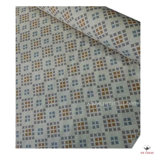 پارچه ملروز طرح تایل زیره (نیم متر) — تصویر ۲