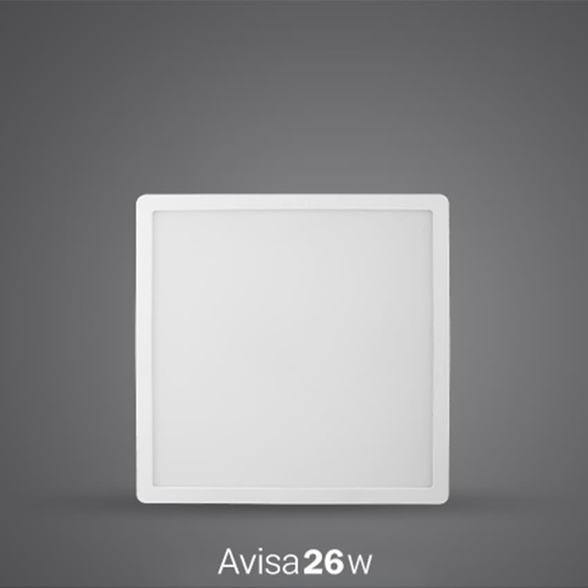پنل 26 وات LED روکار مربعی مدل آویسا پارس شعاع توس –