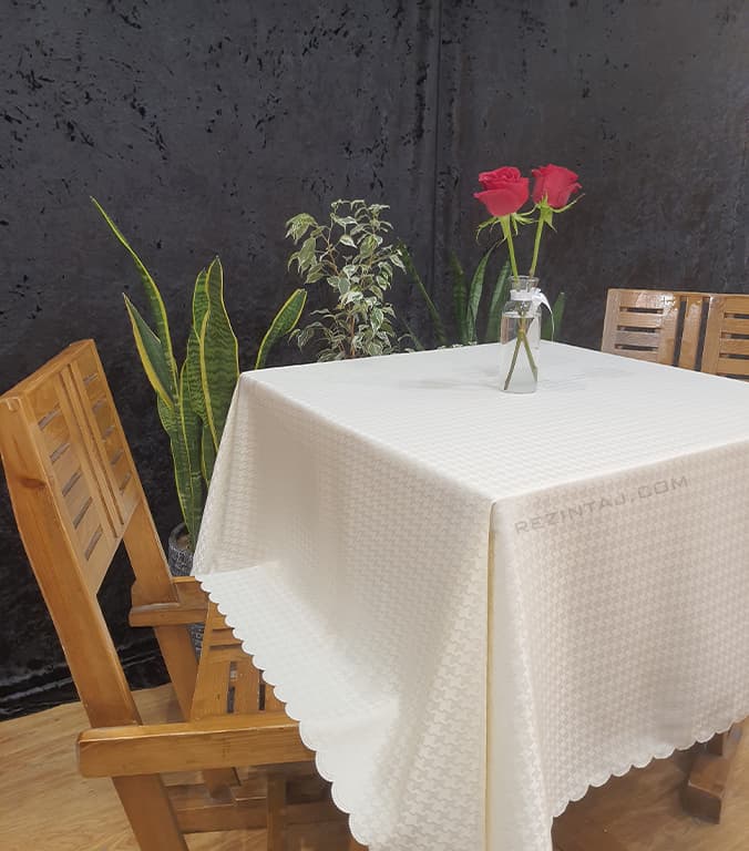 رومیزی ژاگارد 8نفره دایره