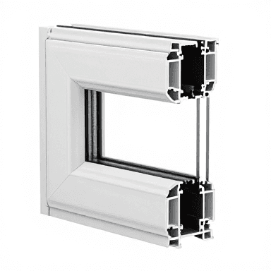 پروفیل های upvc / سارا لای 60*60 میلی متر