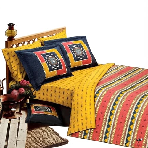 روتختی پنبه دوزی دونفره تک طرح گبه