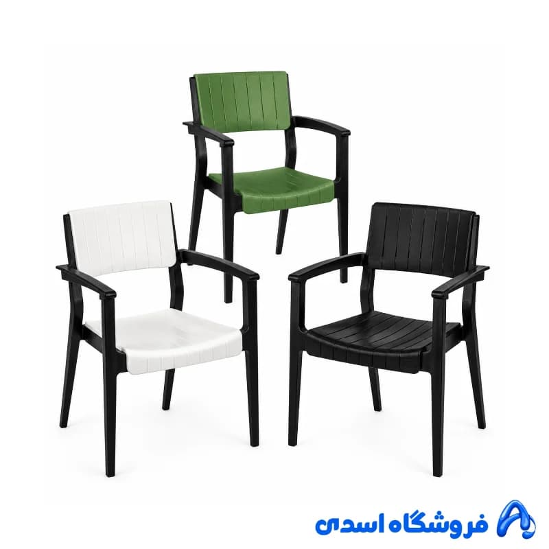میز و صندلی 2 نفره پلیمری مدل پوران — تصویر ۶