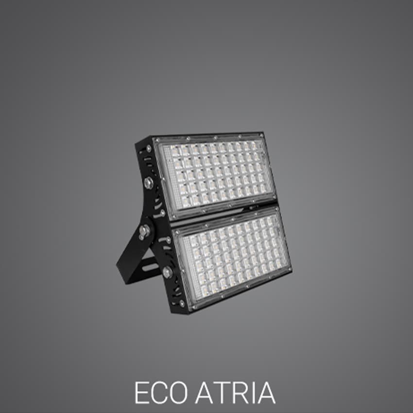 پرژکتور صنعتی 100 وات SMD ضدآب مدل اکوآتریا پارس شعاع توس